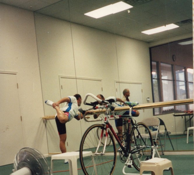 Ride - Dec 1993 - 24 Hour Endurance for Angel Tree - 1 - 8am Warming up